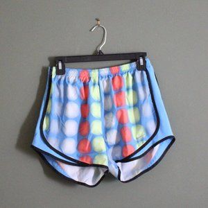 nike multicolor running shorts
